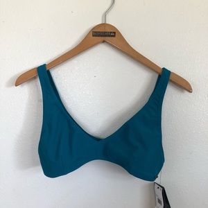 Teal Volcom Bikini Top